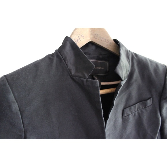 BCBGMAXAZRIA Women's Arelia Silk Blend A Line Jacket Preowned XXS - Picture 6 of 13